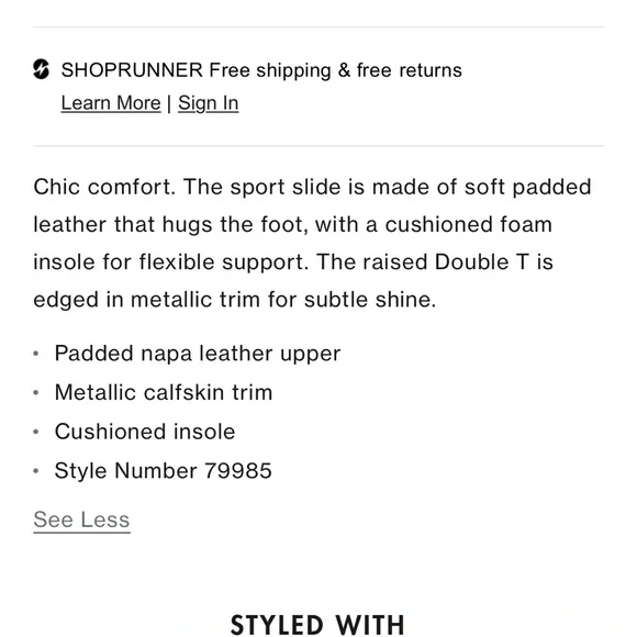 Tory Burch Brown Slide Sandals - Picture 5 of 6